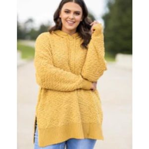 ⭐️3 for $30⭐️ Oversized fluffy mustard hoodie